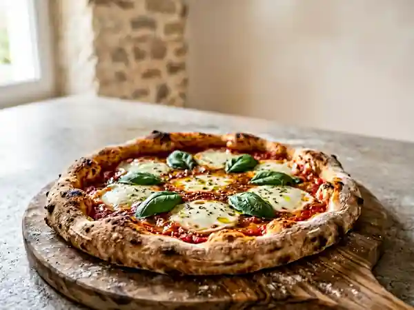 Pâte à pizza croustillante et élastique - Photo de présentation