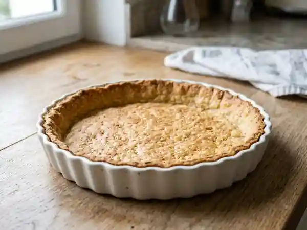 Pâte à tarte maison rapide cuite à la casserole - Photo de présentation