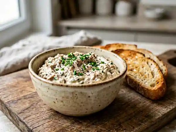 Rillettes de thon crémeuses au citron - Photo de présentation