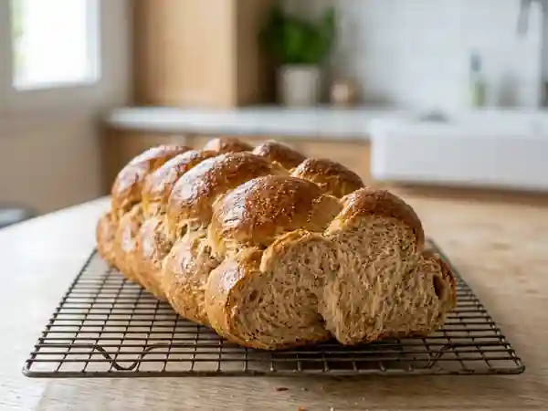 Brioche complète moelleuse au sucre roux - Photo de présentation