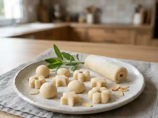 Pâte d'amande maison facile et rapide - Photo de présentation