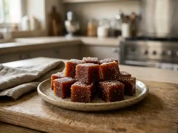 Pâte de coings fondante et acidulée - Photo de présentation