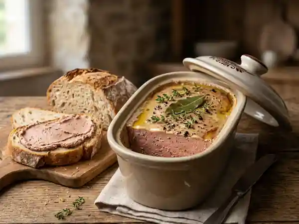 Pâté de foie charentais onctueux au Cognac - Photo de présentation