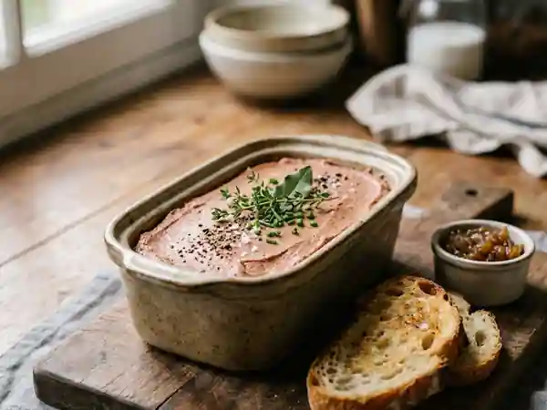 Mousse de foie de porc fondante au Cognac - Photo de présentation