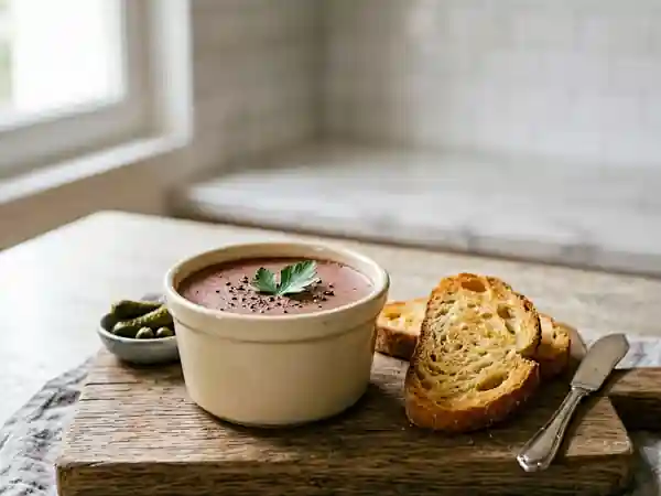 Pâté de foie maison sans cuisson au four - recette facile et rapide - Photo de présentation