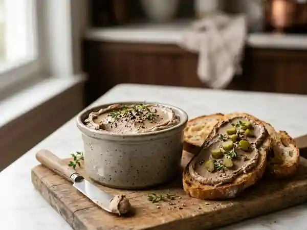 Pâté de foies de volaille onctueux au Cognac - Photo de présentation