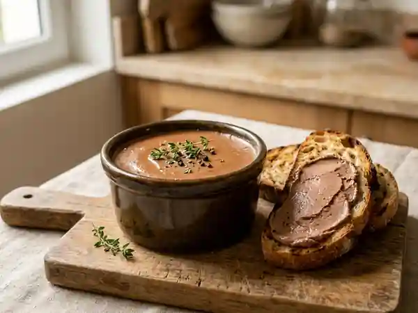 Pâté de foies de volaille onctueux au Porto - Photo de présentation