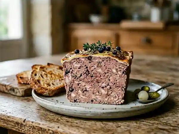 Terrine de porc onctueuse au genièvre - Photo de présentation