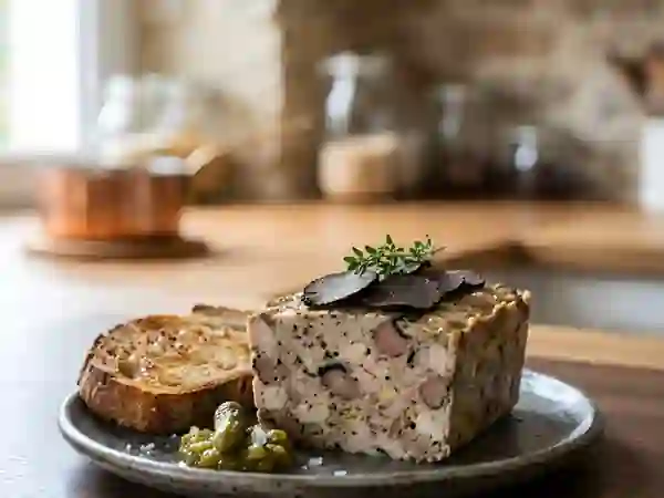 Pâté de volaille truffé et soyeux - Photo de présentation