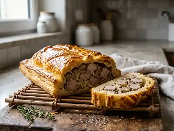 Pâté Lorrain en Croûte Traditionnel : Recette Authentique et Savoureuse - Photo de présentation