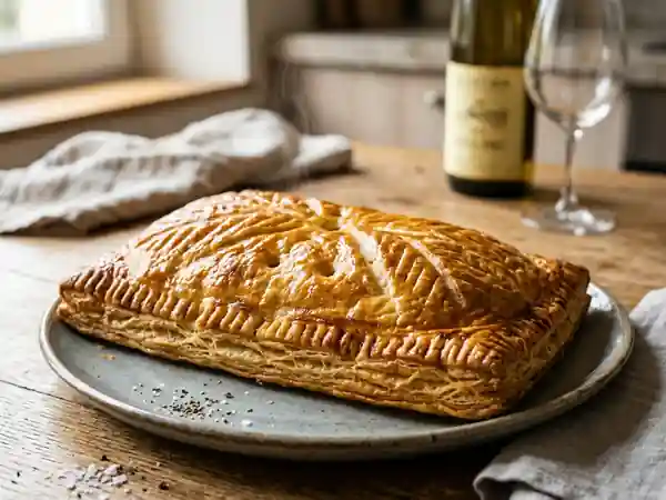 Pâté lorrain traditionnel au vin blanc d'Alsace : recette authentique et savoureuse - Photo de présentation