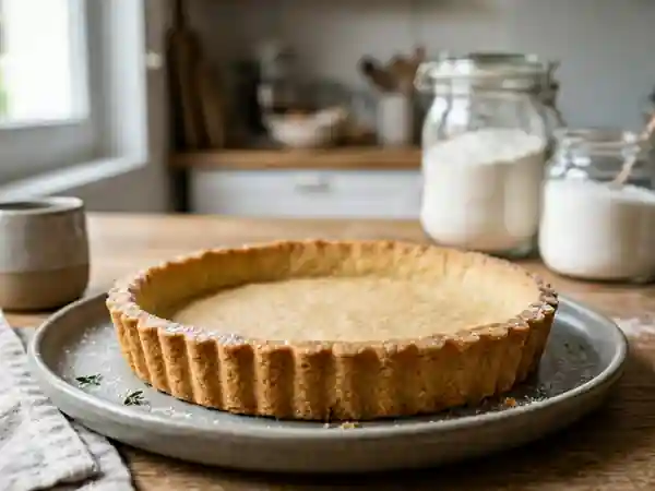 Pâte sablée croustillante et beurrée - Photo de présentation