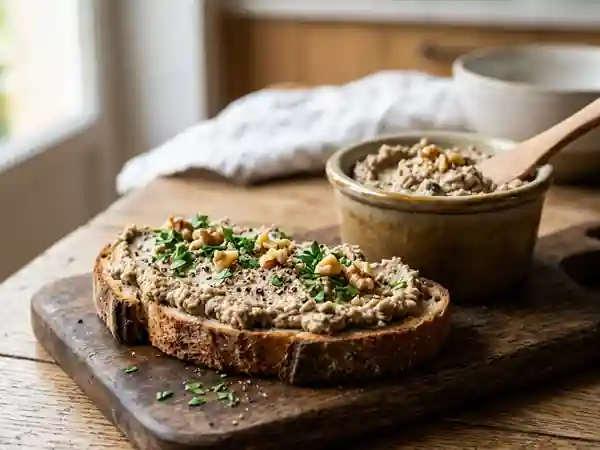 Tartinade onctueuse soja et champignons - Photo de présentation