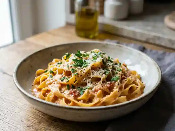 Pâtes 5P Crémeuses au Parmesan - Photo de présentation