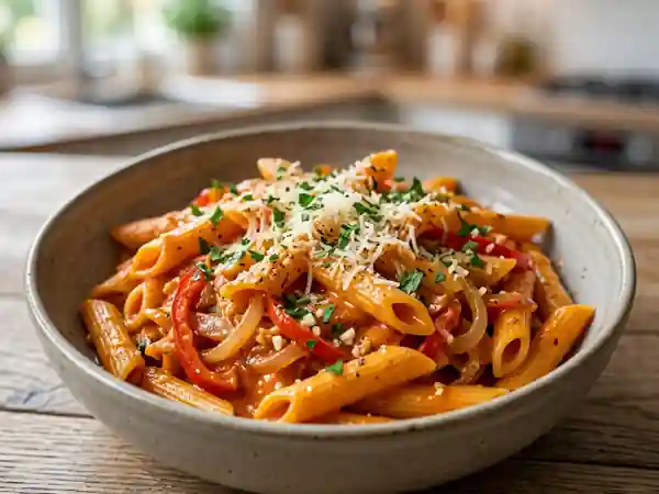 Penne onctueuses au paprika fumé et poivrons - Photo de présentation