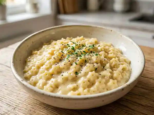 Étoiles fondantes à la sauce fromage onctueuse - Photo de présentation
