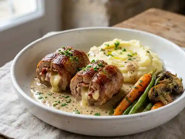 Paupiettes de veau fondantes bacon et gruyère - Photo de présentation