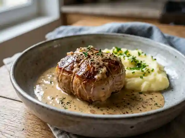 Paupiettes de veau flambées au Cognac - Photo de présentation