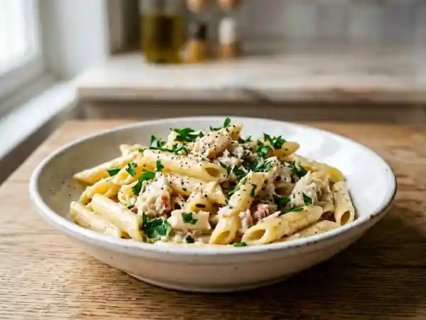 Pennes au Crabe et Crème Citronnée - Photo de présentation