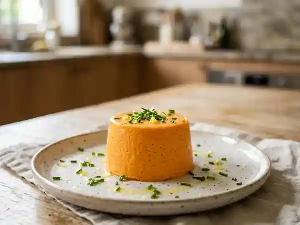 Charlotte fondante carotte et fromage frais - Photo de présentation
