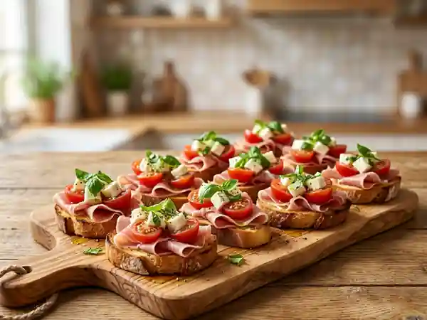 Petites bouchées apéritives gourmandes et faciles à préparer - Photo de présentation