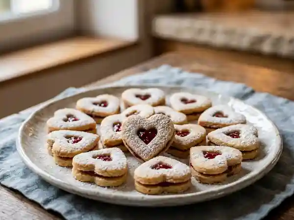 Petits coeurs de Noël : petits fours gourmands et festifs - Photo de présentation