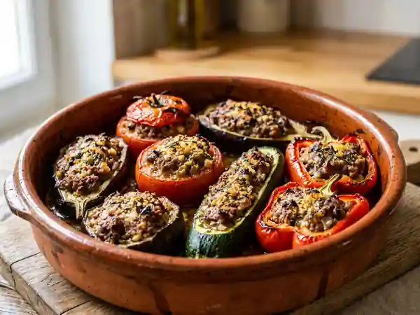 Petits farcis niçois traditionnels : légumes farcis savoureux - Photo de présentation