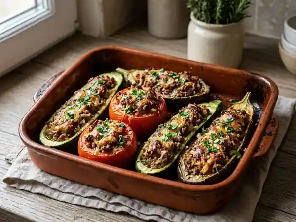 Petits farcis provençaux : recette traditionnelle et savoureuse - Photo de présentation