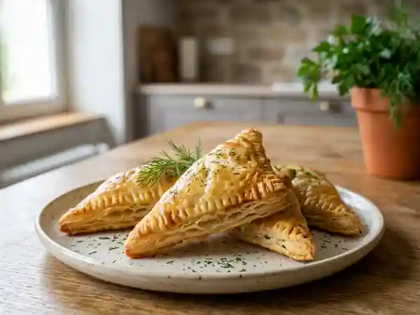Petits feuilletés au saumon faciles et gourmands - Photo de présentation
