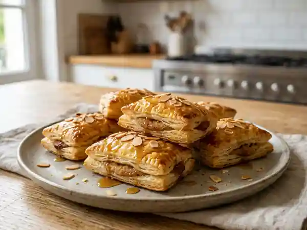Feuilletés fondants à l'amande et érable - Photo de présentation
