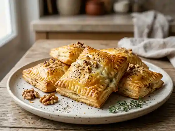 Feuilletés Croustillants Roquefort et Noix - Photo de présentation