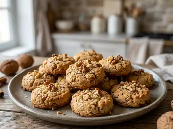 Petits fours sablés aux noix et épices - Photo de présentation