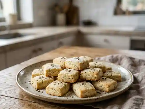 Petits fours sablés à l'anis vert - Photo de présentation