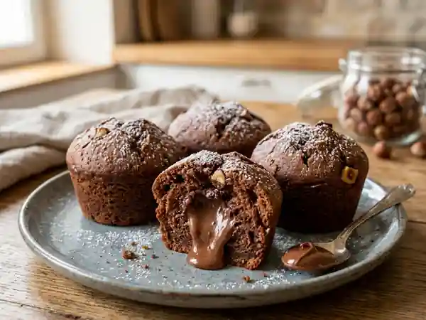 Moelleux irrésistibles au cœur Nutella - Photo de présentation