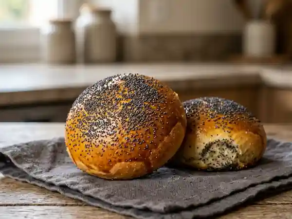 Petits pains moelleux aux graines de pavot - Photo de présentation