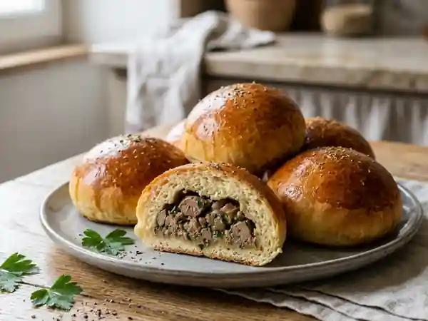 Petits pains moelleux aux foies de volaille maison - Photo de présentation