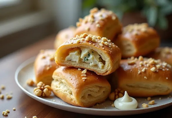 Petits roulés apéritifs au roquefort : recette facile et gourmande