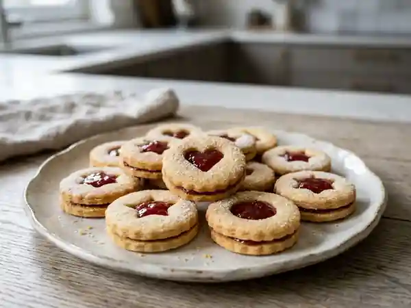 Sablés fondants au cœur de fraise - Photo de présentation