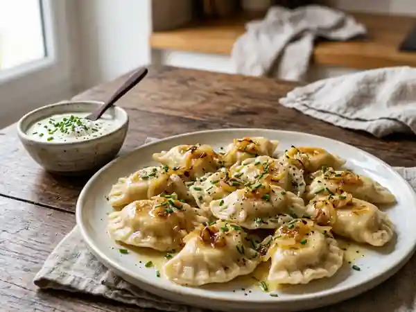 Pierogi ruskie au fromage : recette traditionnelle polonaise facile et savoureuse - Photo de présentation