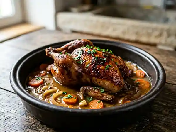 Pigeons fondants à la bière blonde - Photo de présentation