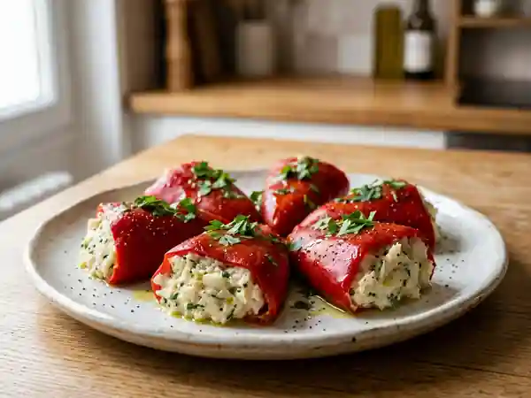 Pimientos del Piquillo Fondants à la Morue - Photo de présentation