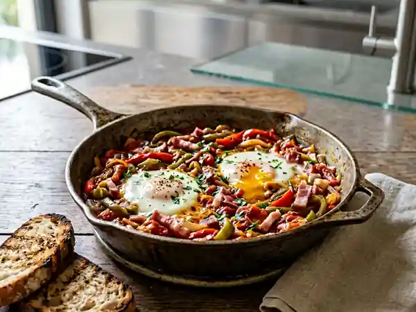 Piperade Basque Fondante au Jambon - Photo de présentation