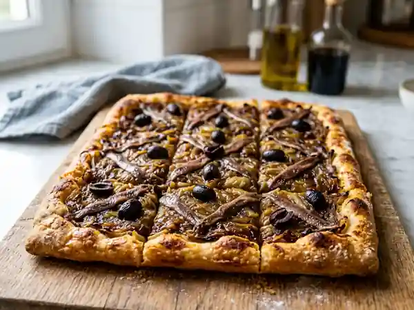 Pissaladière aux endives confites - Photo de présentation