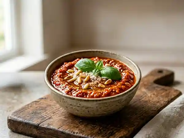 Pistou rouge intense aux tomates séchées - Photo de présentation
