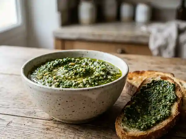 Pistounade Provençale Maison : Sauce aux Saveurs Méditerranéennes - Photo de présentation