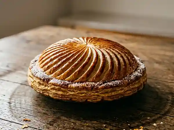 Pithiviers feuilleté à la crème d'amande - Photo de présentation