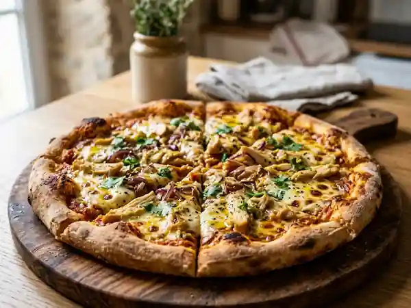 Pizza Poulet Curry Intense - Photo de présentation