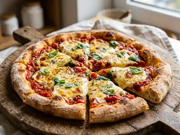 Pizza Saint-Marcellin Fondante et Aillée - Photo de présentation