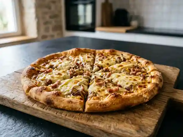 Pizza Tartiflette au Reblochon Fondant - Photo de présentation