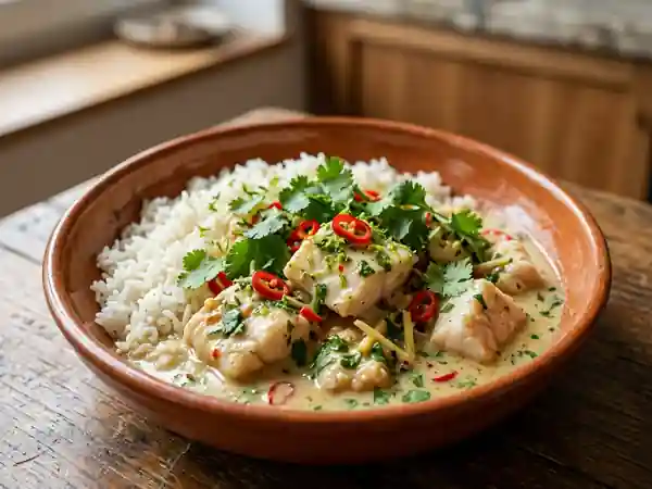 Poisson Fondant au Lait de Coco et Citron Vert - Photo de présentation